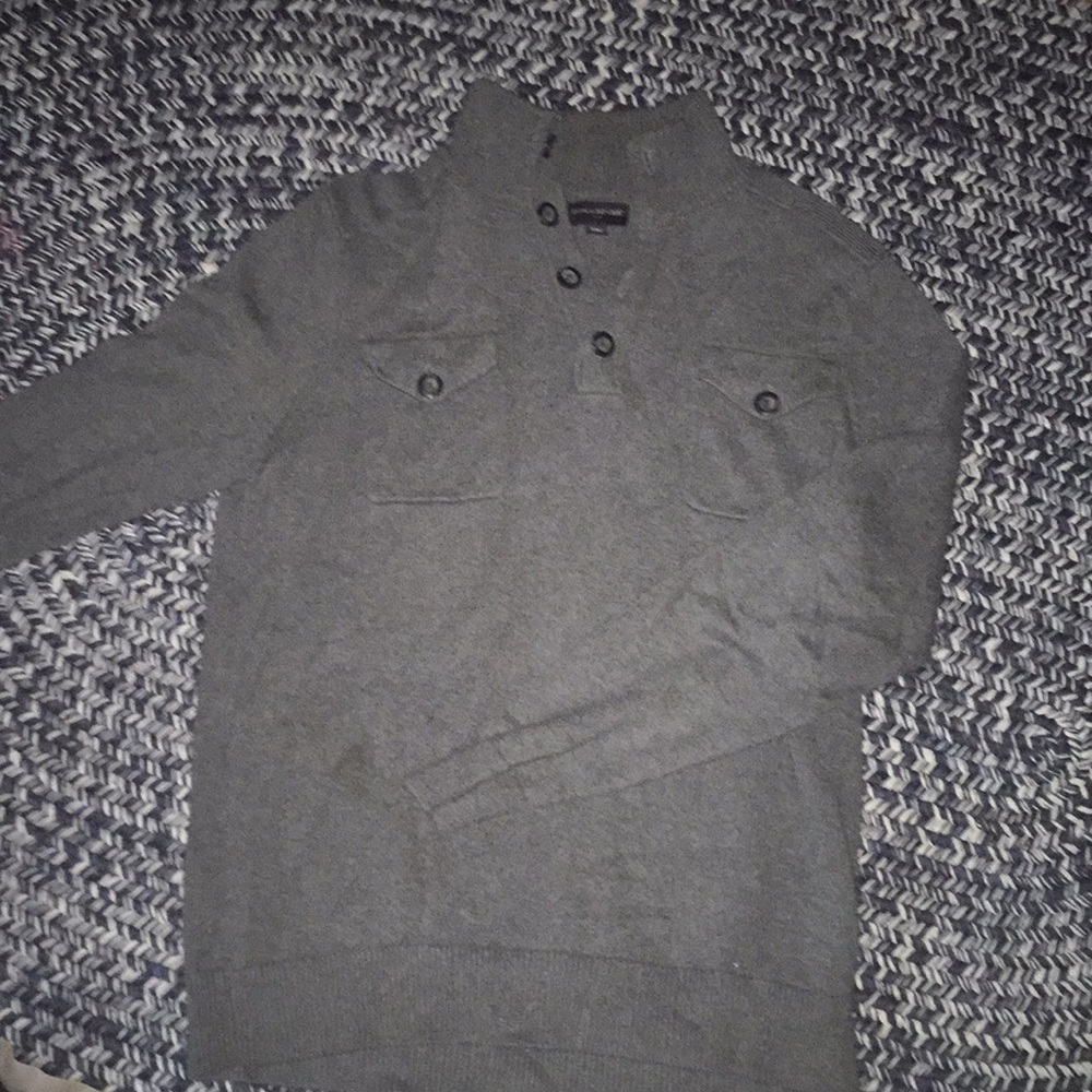 really nice men’s grey sweater